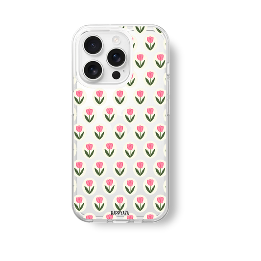 Pink Tulips Silicone Phone Case