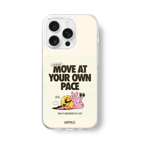 Move at Your Own Pace Soft Silicone Case