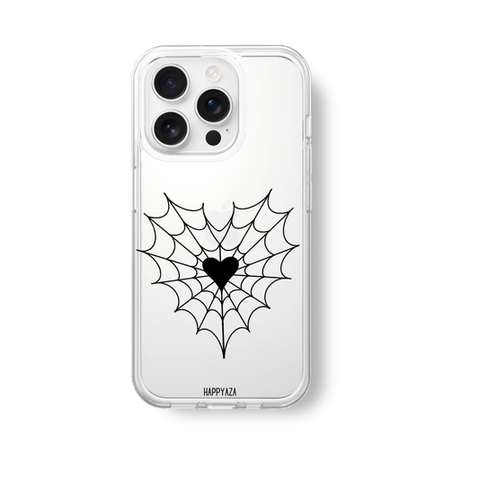 Spider Heart Silicone Phone Case