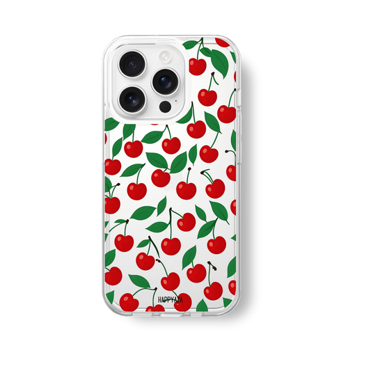 Cherry vector illustration Silicone Phone Case