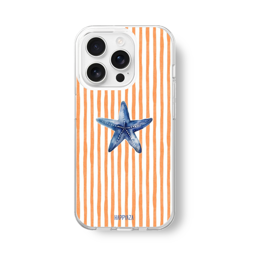 Starry Seashell Stripes Soft Silicone Case