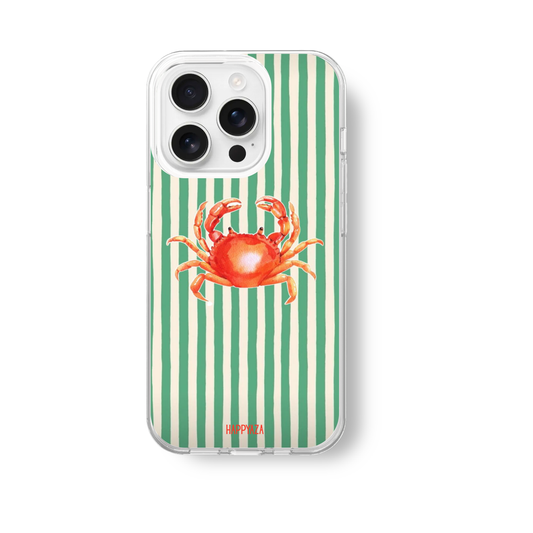 Coastal Crab Stripes Soft Silicone Case