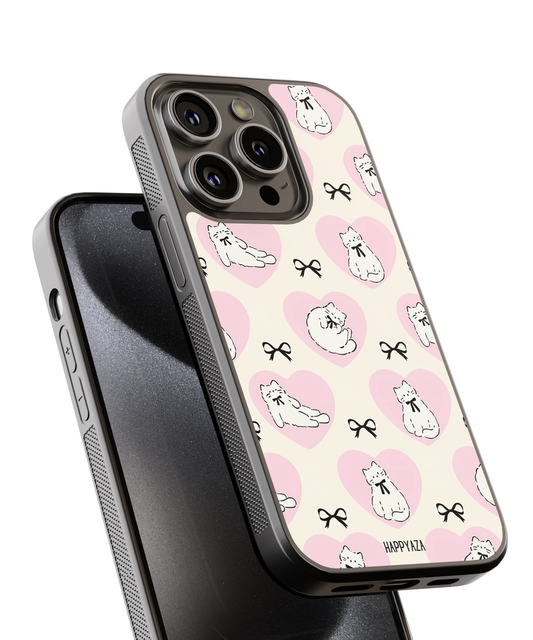 Cozy Cat Love Designer Phone Case