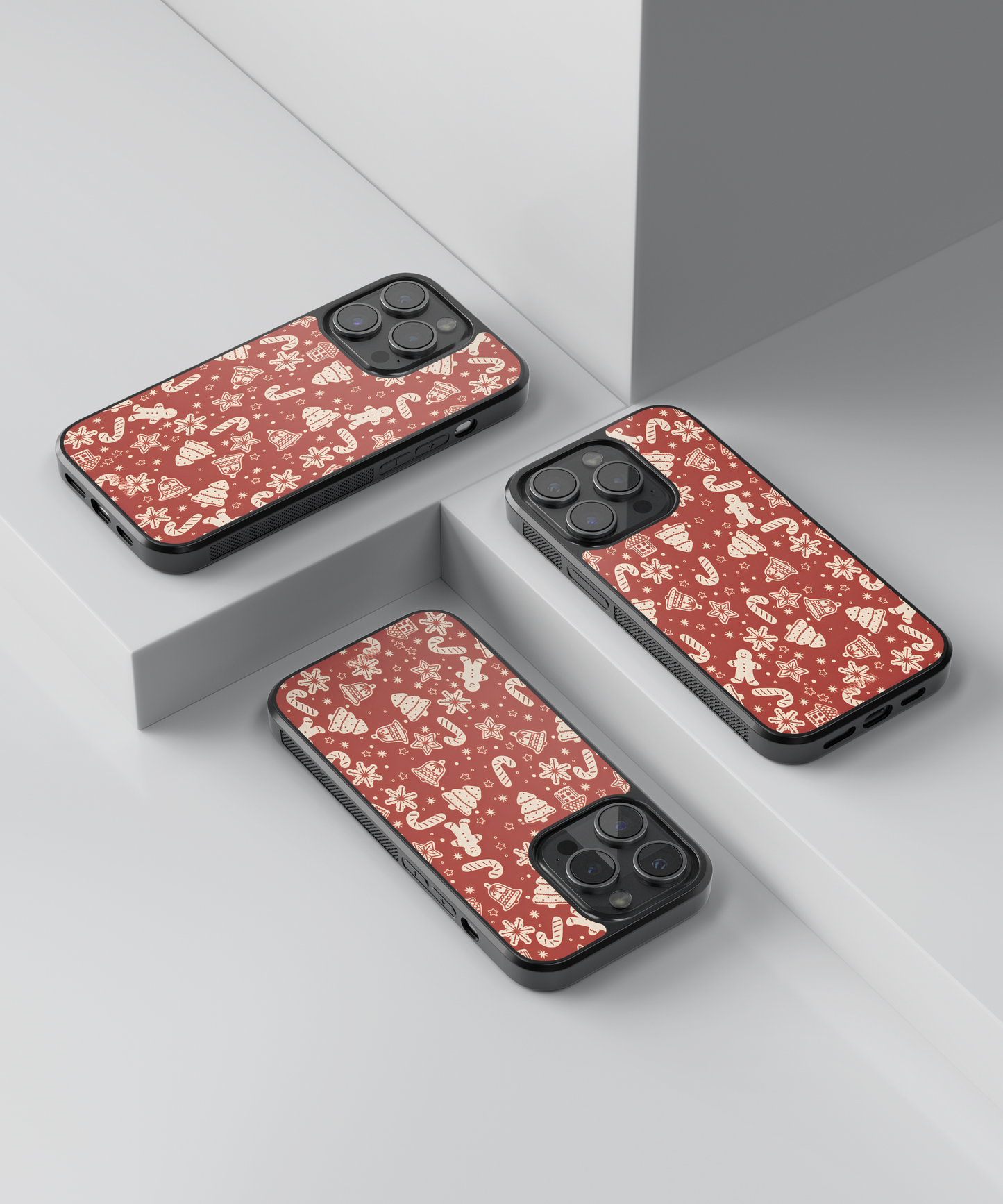 Crimson Christmas Treats Designer Phone Case
