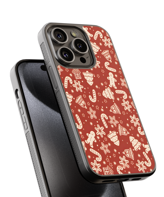 Crimson Christmas Treats Designer Phone Case