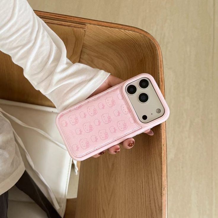 Cute Pink Kitty Soft Pastel Design Phone Case