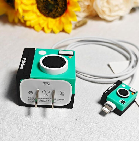 Cute Cartoon Series Fast Charger Protector for iPhone (Polarbear)