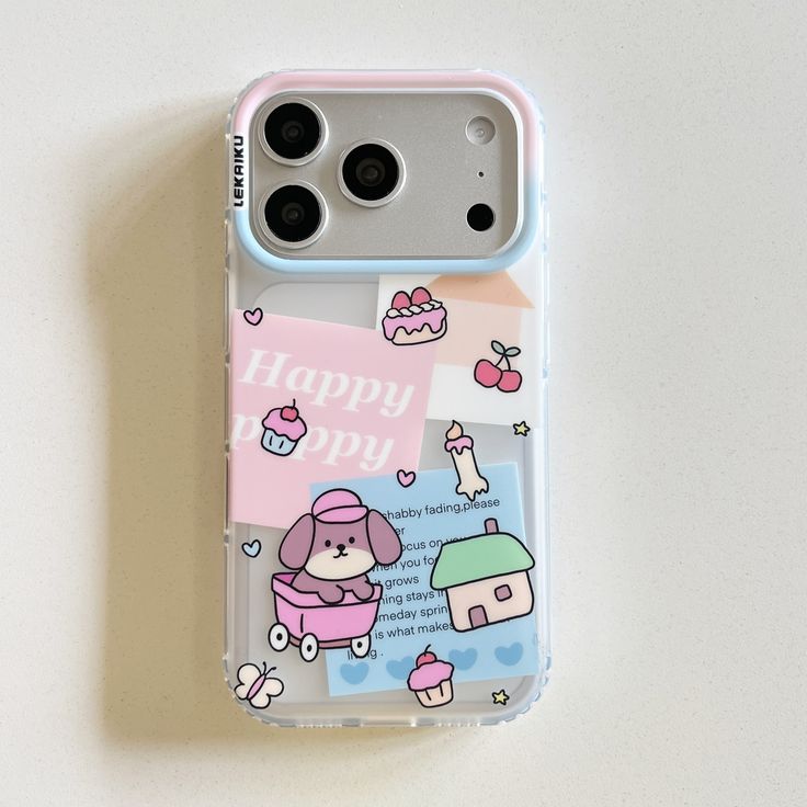 Cute Cartoon Aesthetic Printed Silicone Phone Case