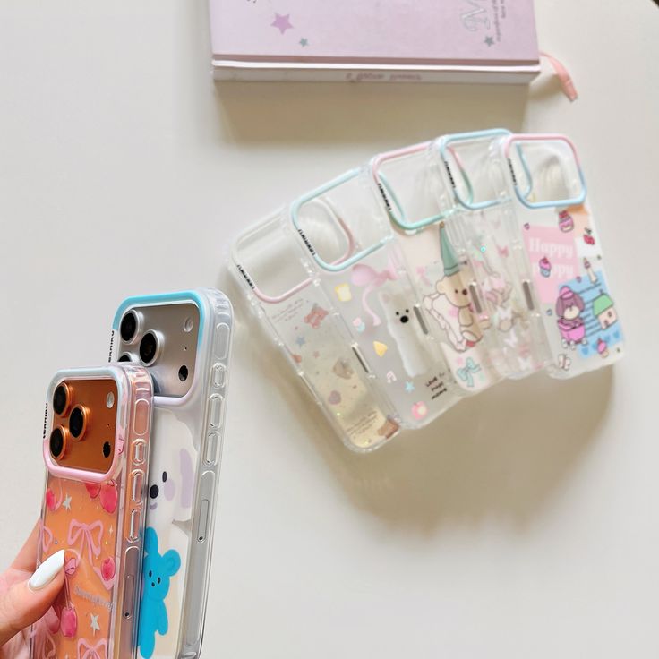 Cute Cartoon Aesthetic Printed Silicone Phone Case