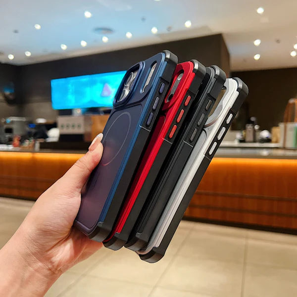 DITAKA Matte MagSafe Rugged Armor Phone Case