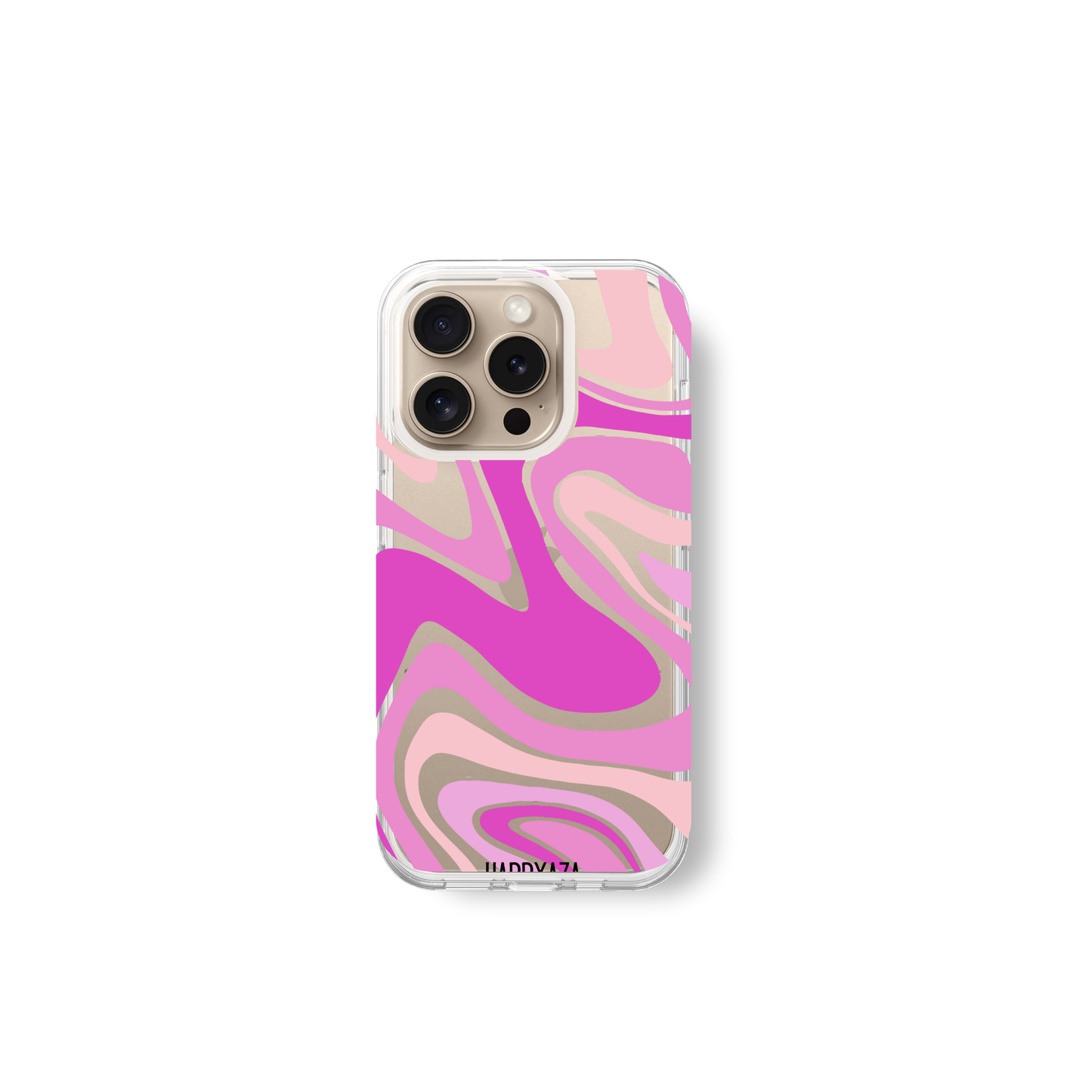 Pink Swirl Soft Silicone Phone Case