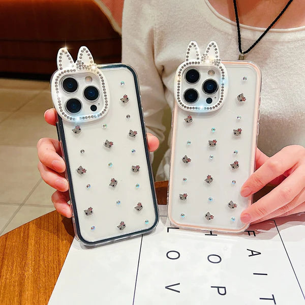 Diamond Meow Luxe Phone Case