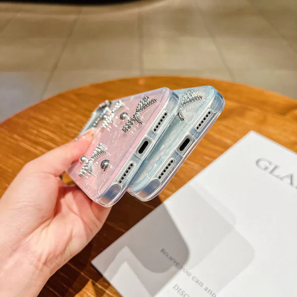 Luxe Ribbon Pearl Phone  Case