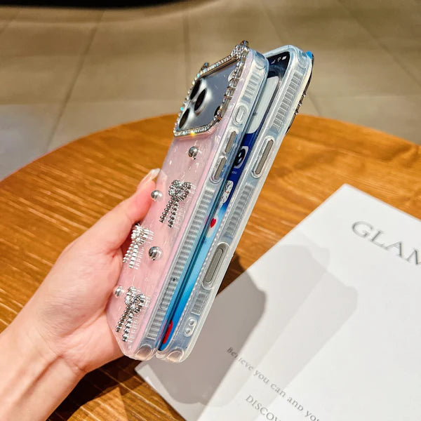 Luxe Ribbon Pearl Phone  Case