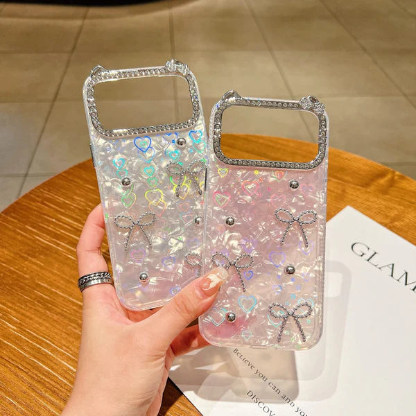 Luxe Ribbon Pearl Phone  Case