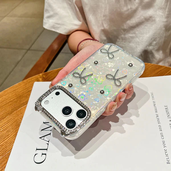 Luxe Ribbon Pearl Phone  Case