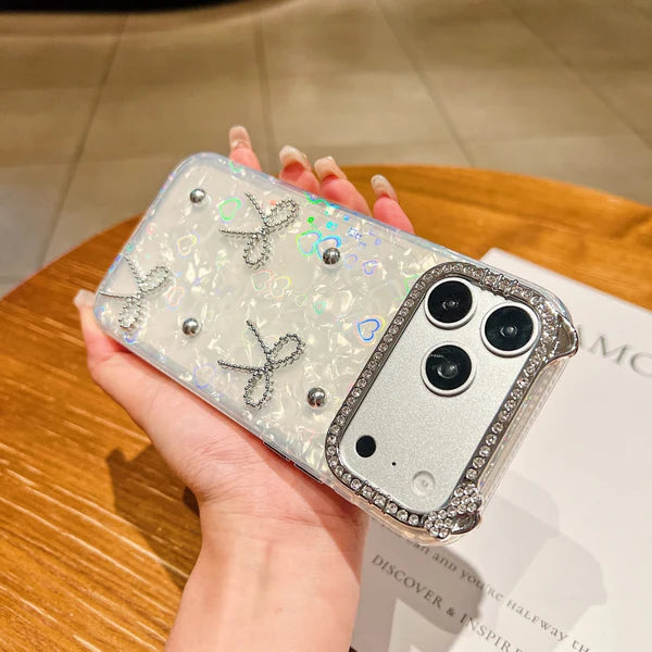 Luxe Ribbon Pearl Phone  Case