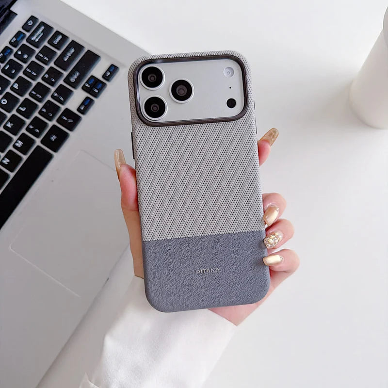 DITAKA Dual Tone Textured Phone Case (With Box Packing)