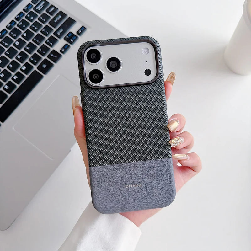 DITAKA Dual Tone Textured Phone Case (With Box Packing)