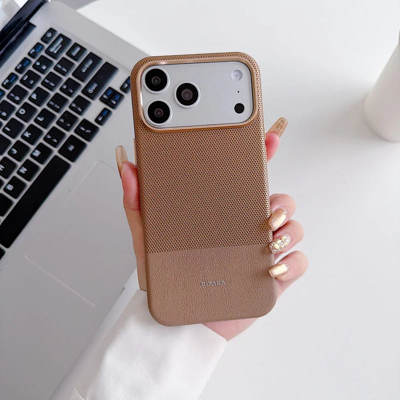 DITAKA Dual Tone Textured Phone Case (With Box Packing)