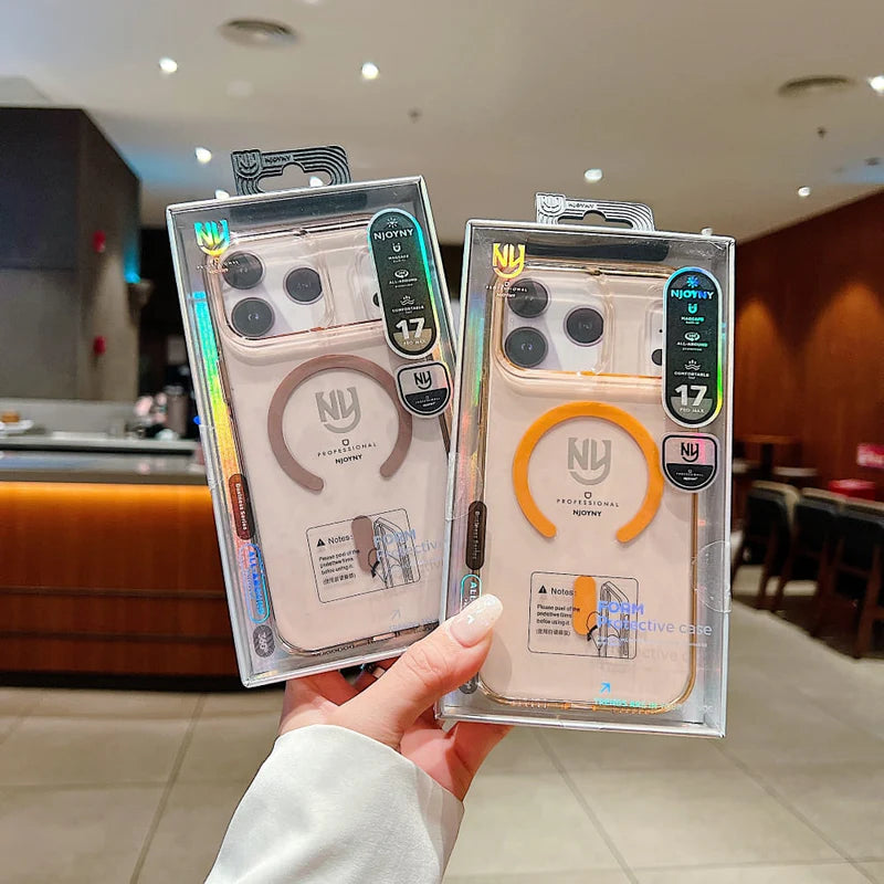 NY Elite Edge Transparent Phone Case (With Box Packing)