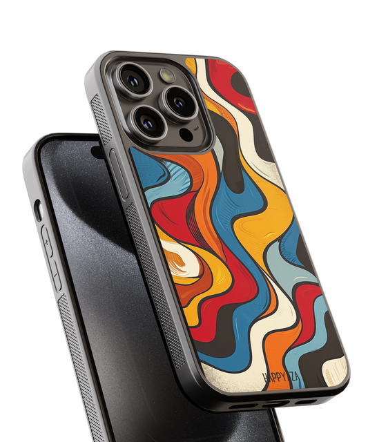 Retro Modern Groovy Designer  Phone Case