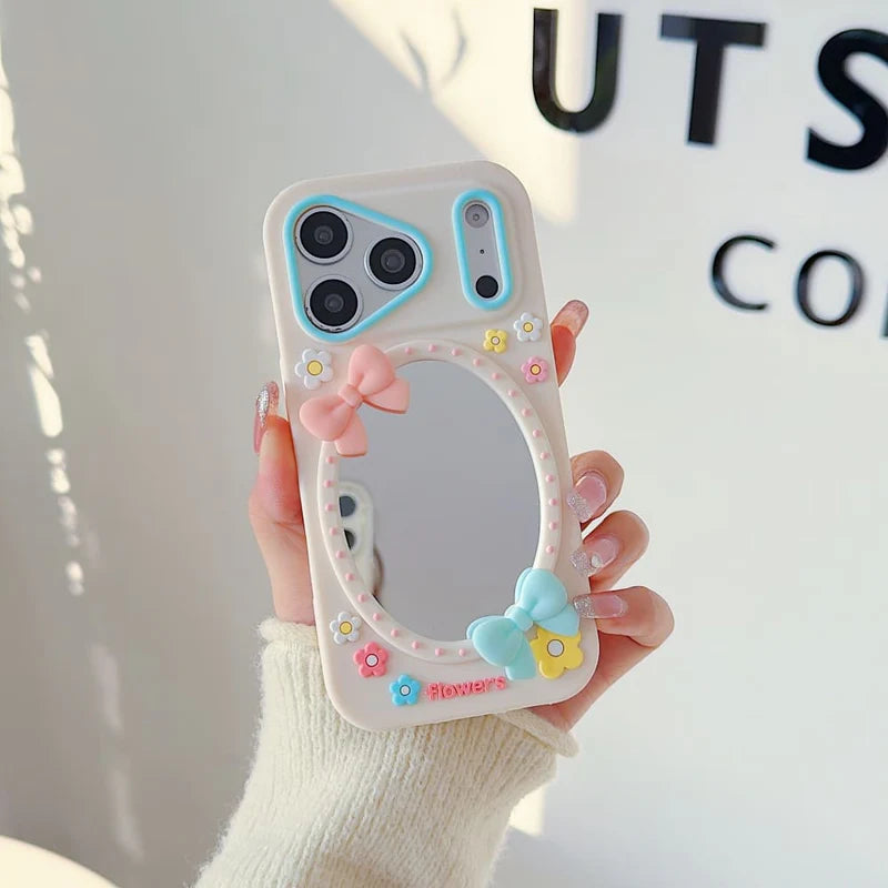 Fairycore Bow Mirror Phone Case