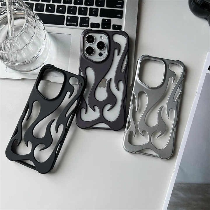 Flame Flexible Shock Proof Case For iPhone