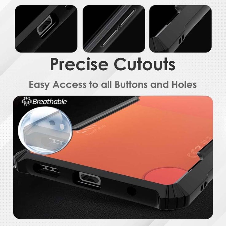 Fashionury Shockproof & Drop Protection Tranparent Phone Case