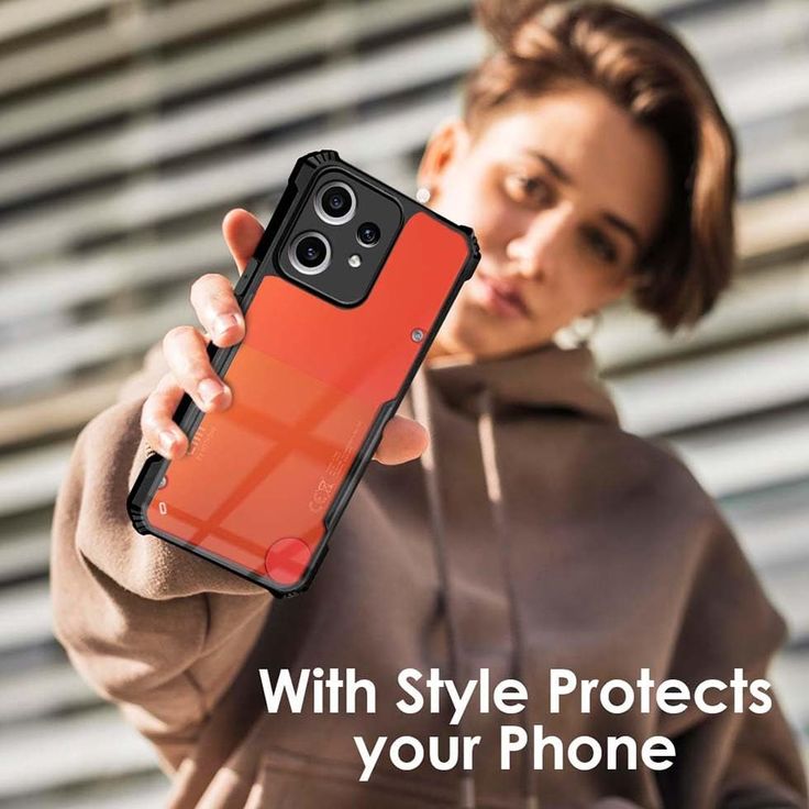 Fashionury Shockproof & Drop Protection Tranparent Phone Case