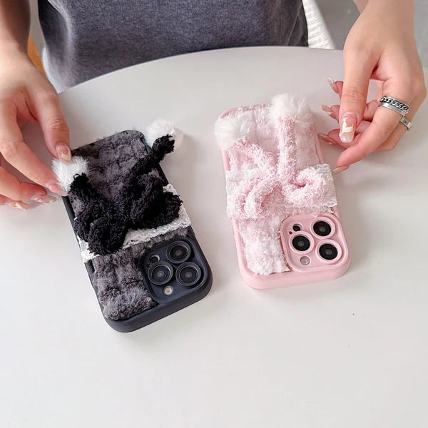 Fluffy Bow Bliss Phone Case