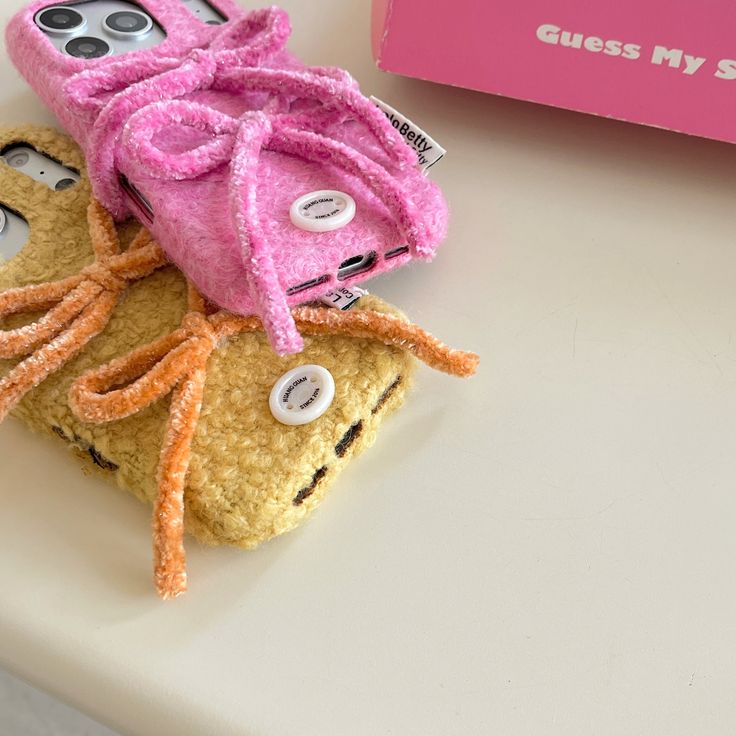 Aesthetic Cozy Ribbon Plush Phone Case