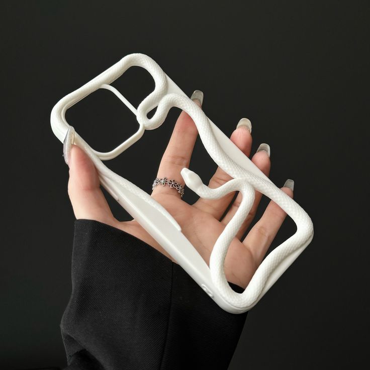 Hollow Snake Plating Phone Case For iPhone