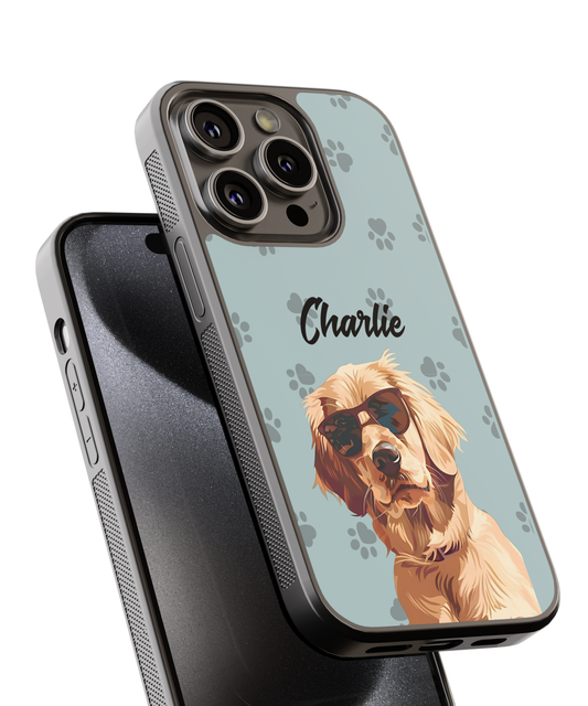 Golden Retriever Name Sleek Designer Phone  Case