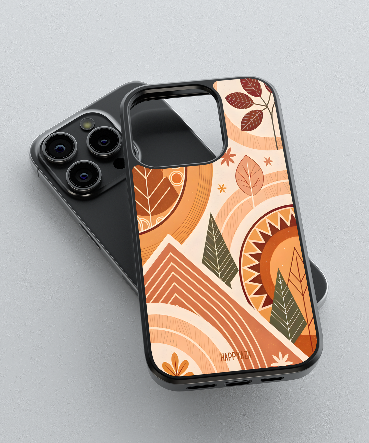Golden Harvest Pattern Designer Phone Case