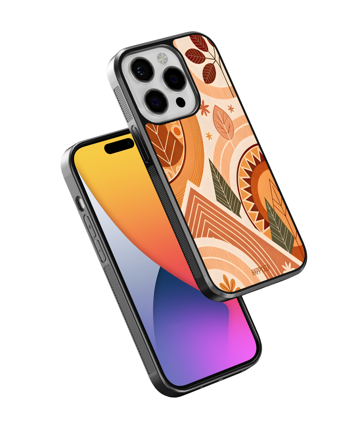 Golden Harvest Pattern Designer Phone Case