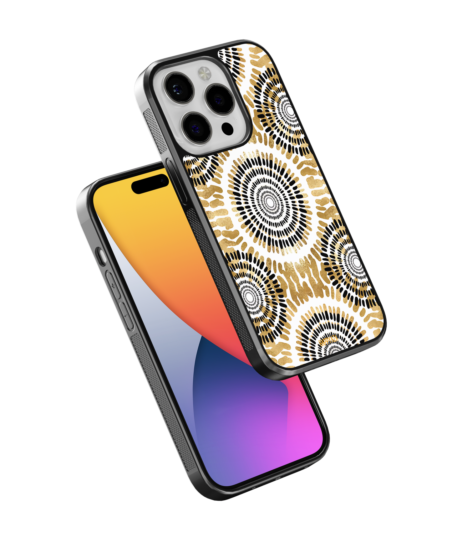 Golden Radiance Designer Phone Case
