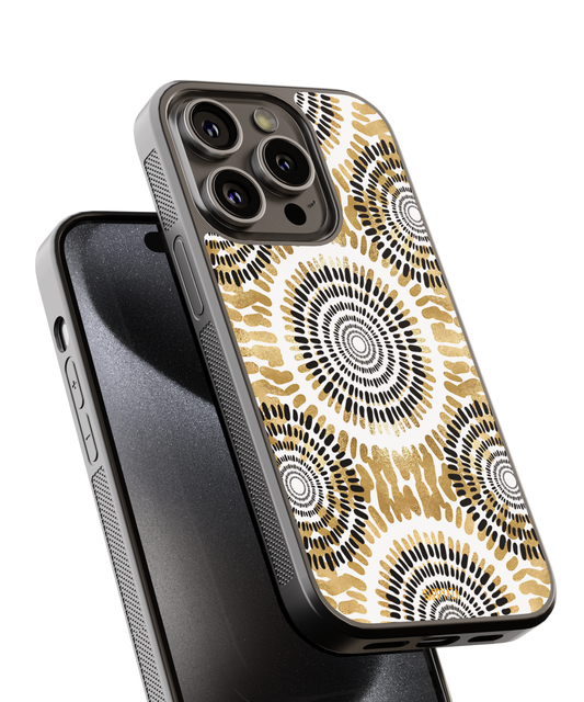 Golden Radiance Designer Phone Case