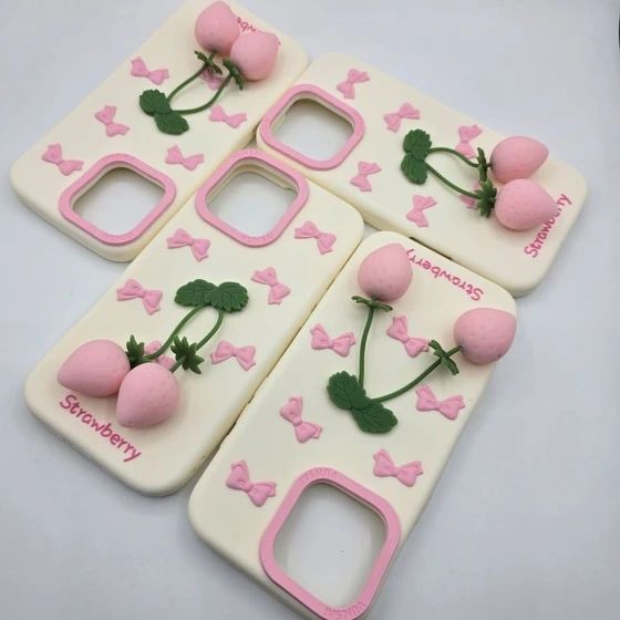 Peachy Strawberry Pop Phone Case