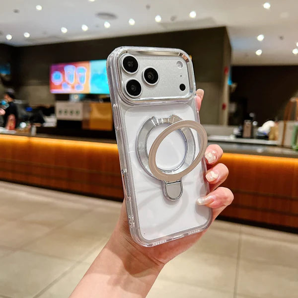 DITAKA Halo Stand Mag Crystal Phone Case (With Box Packing)