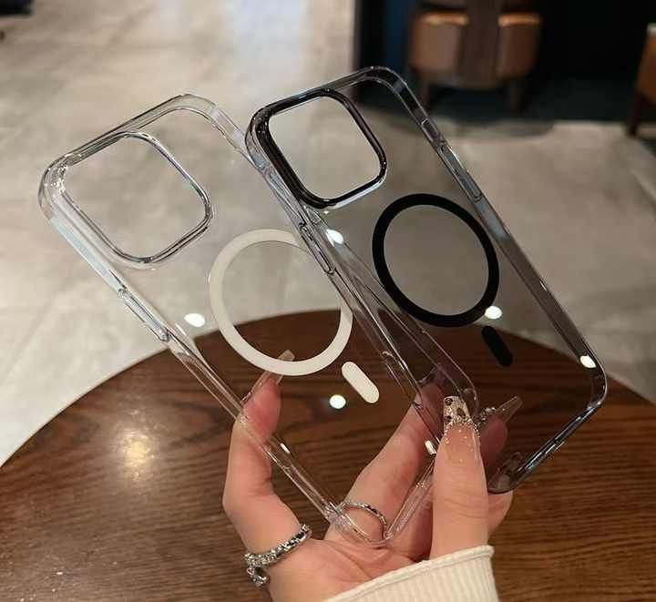 Anti-Magnetic MagSafe Compatible Protective Clear Case