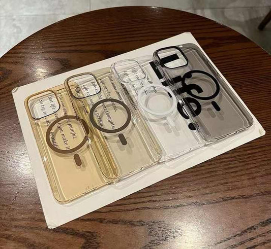 Anti-Magnetic MagSafe Compatible Protective Clear Case
