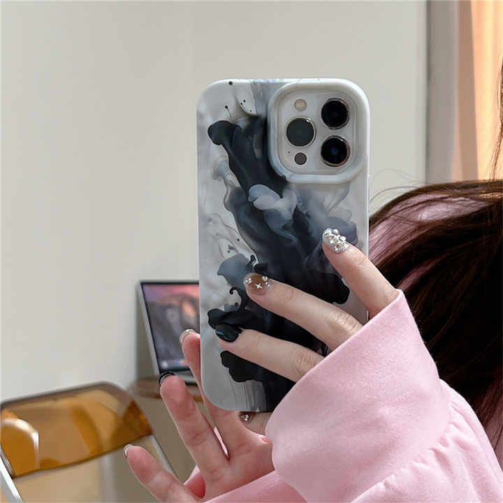 Multi Color Wavy Texture  For iPhone Case