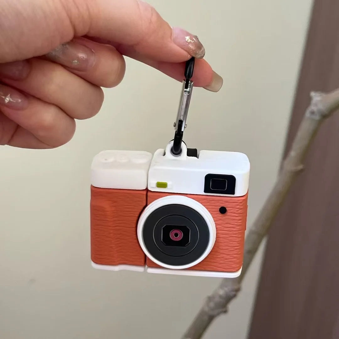 Mini Snap Camera Fun Style Silicone Airpods Case