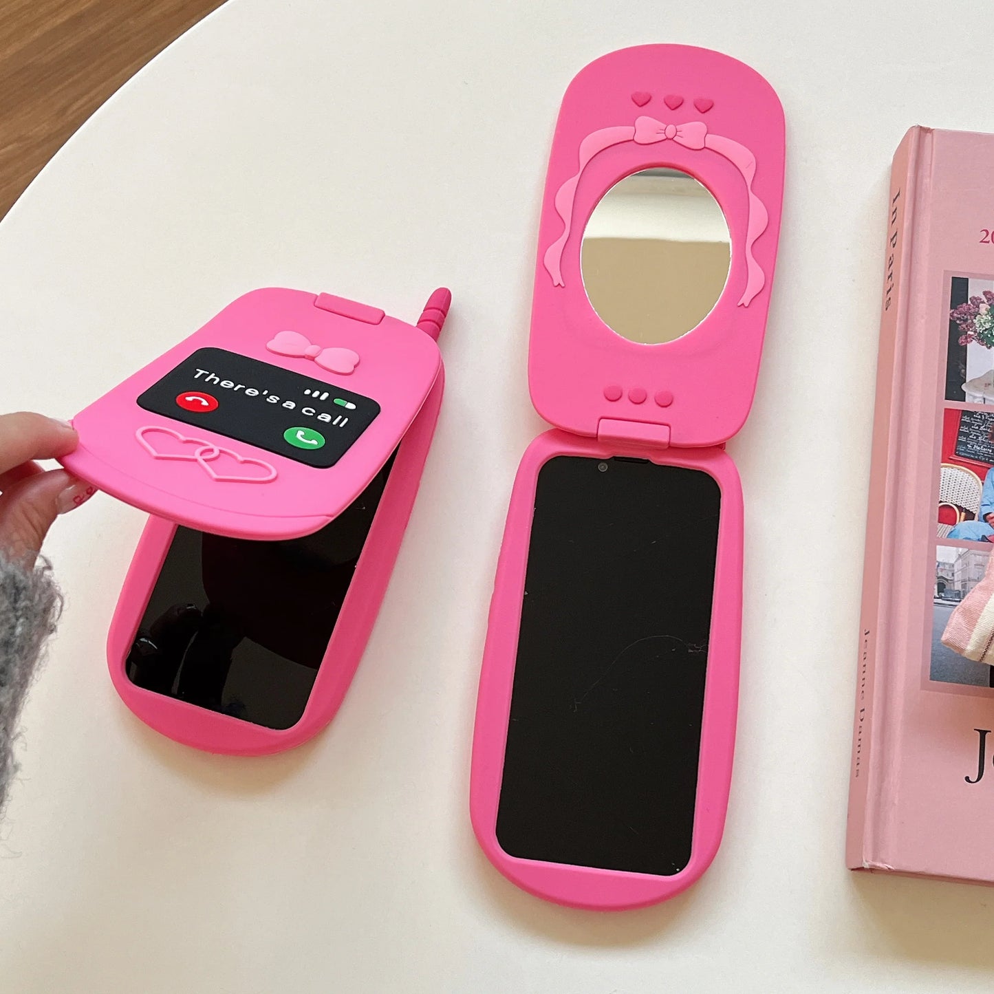 90s Flip Phone Style Silicone Phone Case