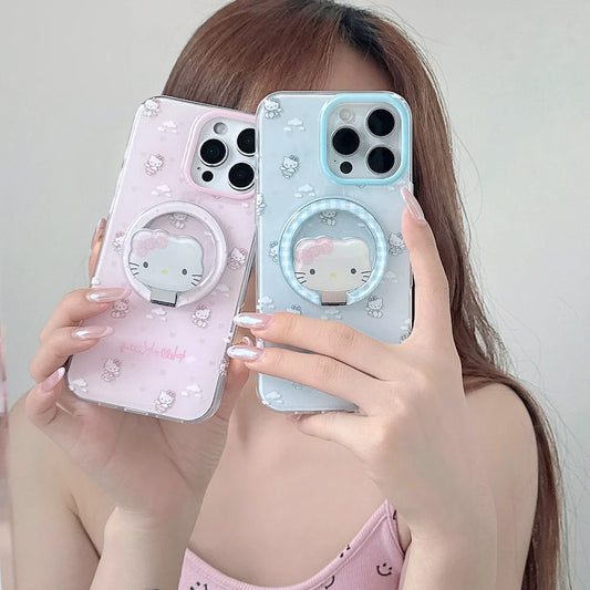 Pastel Cartoon MagSafe Phone Case with Holder