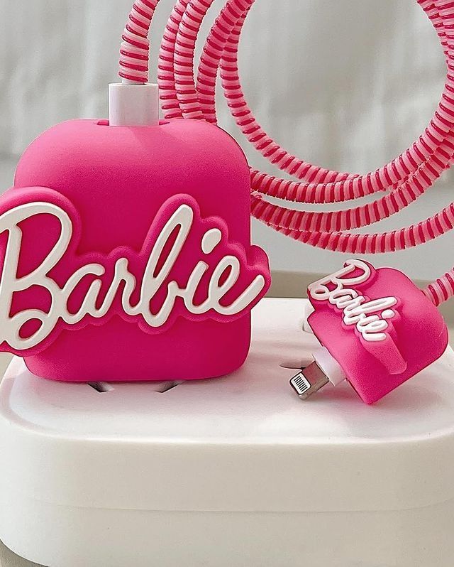 Cute Cartoon Series Fast Charger Protector for iPhone(Barbie)