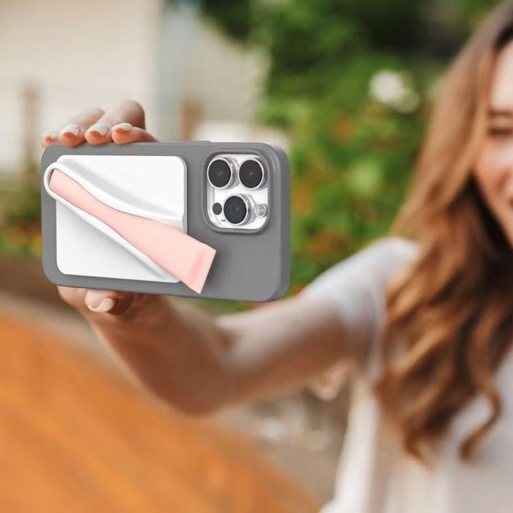 DELLZO Silicone Lip Balm Holder for Phone Case