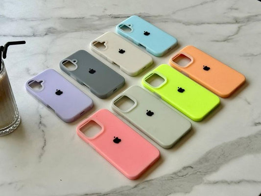 Clear Candy Color Neon Silicone Case For iPhone