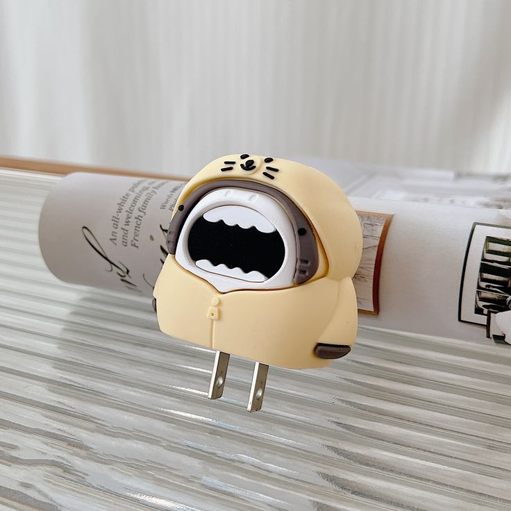 Cute Cartoon Series Fast Charger Protector for iPhone (Shark)